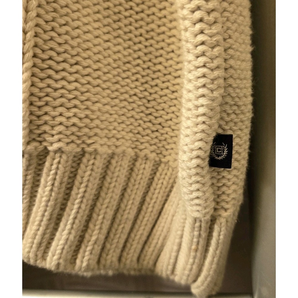 Chaps Ivory Classics Cable Knit Pullover Round Neck Long Sleeve Sweater Mens XXL - Picture 3 of 11